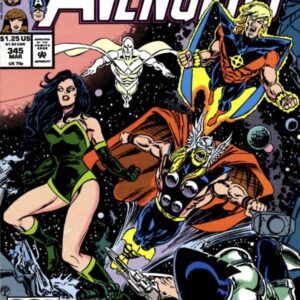 THE AVENGERS #345 (1992) 1ST PRINTING MAIN COVER